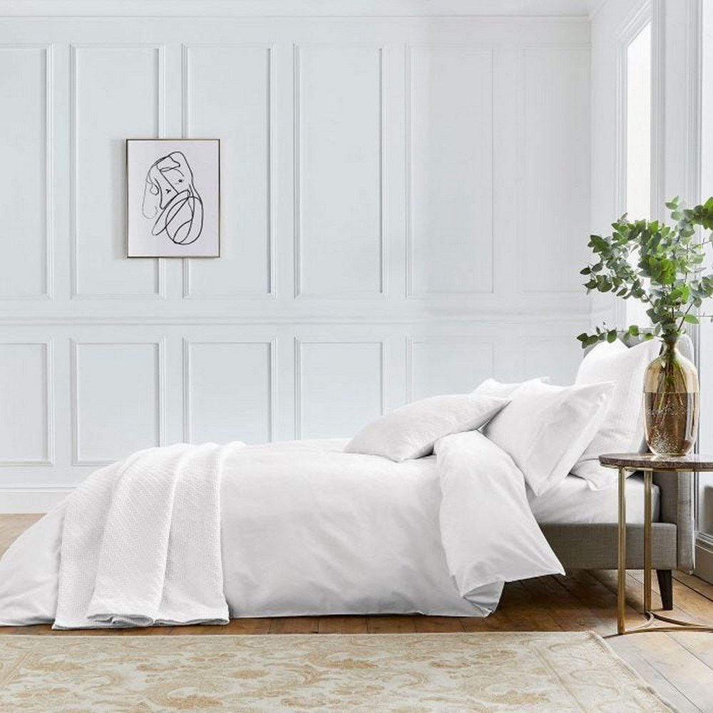 Andaz Plain Egyptian Cotton Bedding in White